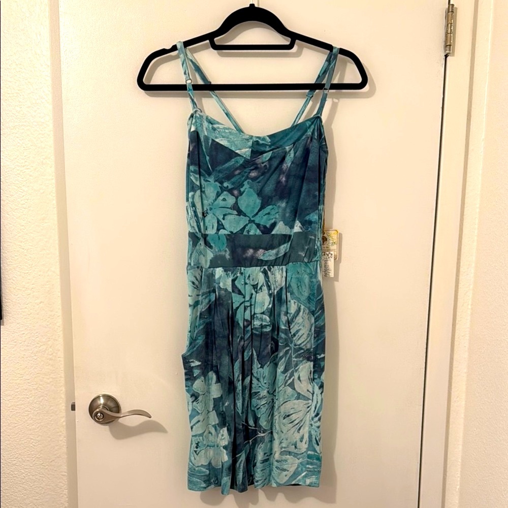 Honolulu Wahine Floral Strappy Sun Dress, size Medium, BNWT